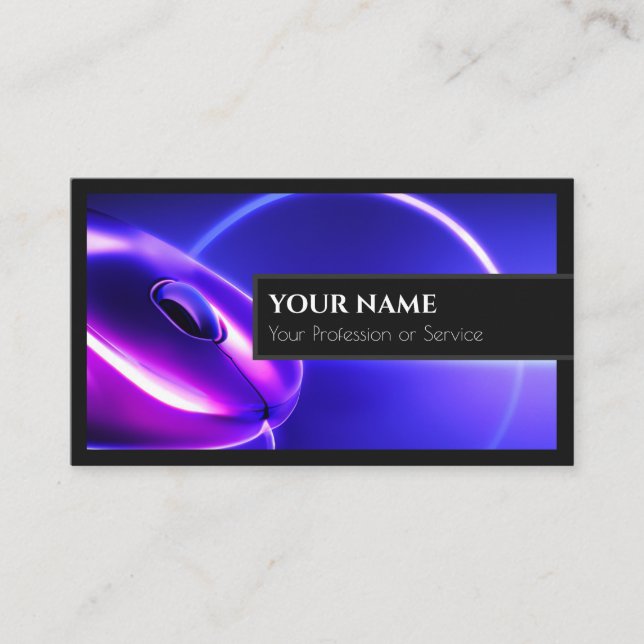 Spezialist für Computerhardware und Reparatur Visitenkarte (Vorderseite)