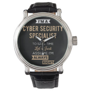 Spezialist für Cybersicherheit Armbanduhr