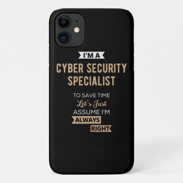 Spezialist für Cybersicherheit Case-Mate iPhone Hülle (Rückseite)