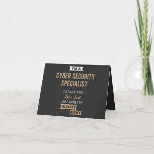 Spezialist für Cybersicherheit Karte