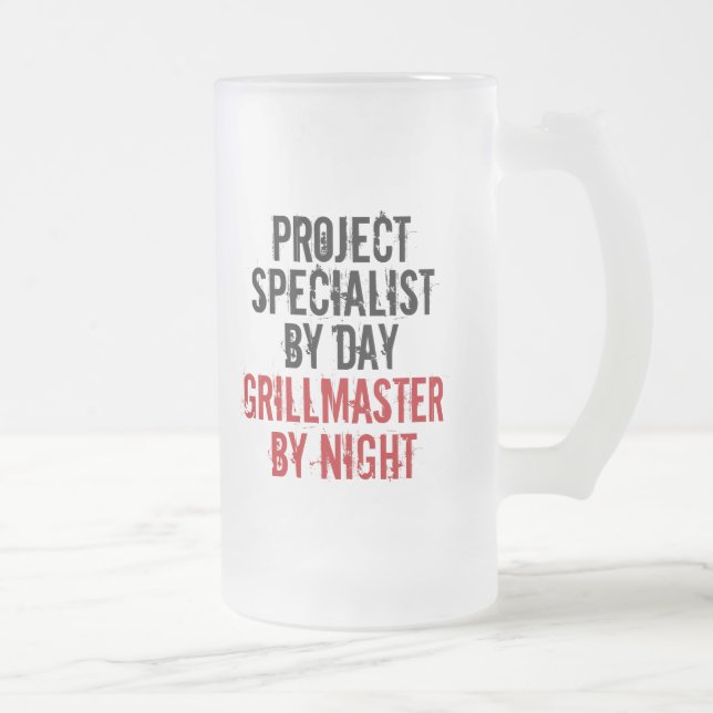 Spezialist für Grillmaster-Projekt Mattglas Bierglas (Rechts)