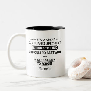 Spezialist für individuelle Compliance Zweifarbige Tasse