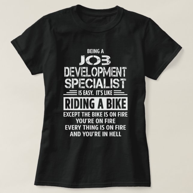 Spezialist für Jobentwicklung T-Shirt (Design vorne)