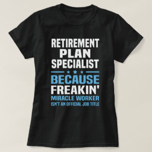 Spezialist für Rentenplan T-Shirt