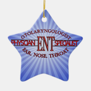 SPEZIALIST HNOhals-, nasen-, ohrenheilkunde Keramik Ornament