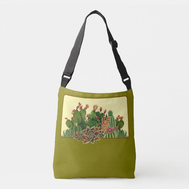 Spezialität Cacti Tragetaschen Mit Langen Trägern (Vorderseite)