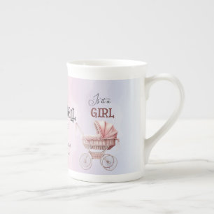 Spezialität für das Baby Gender Prozellantasse