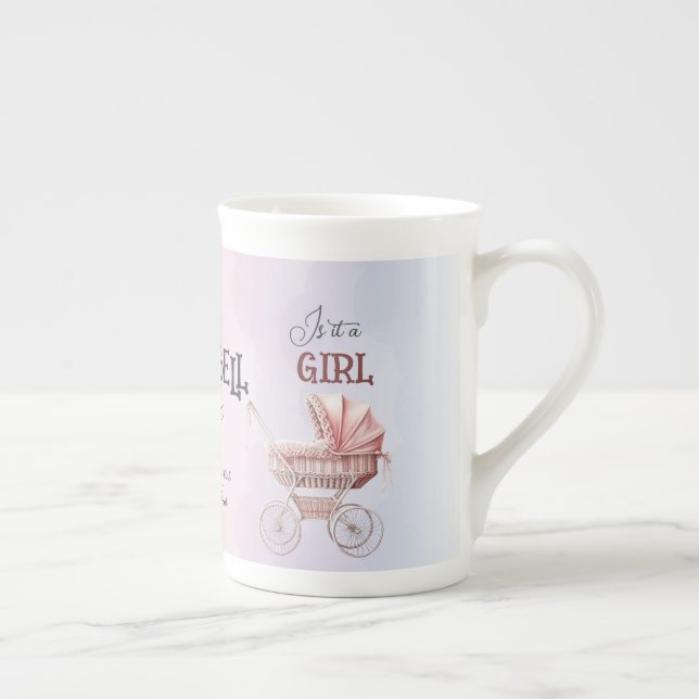 Spezialität für das Baby Gender Prozellantasse (Rechts)