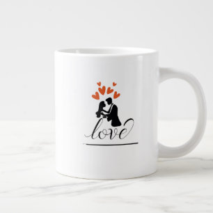 Spezialität - Hochzeitstag Jumbo-Tasse