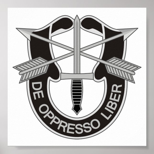 Spezialkräfte SF De Oppresso Liber Poster (Vorne)