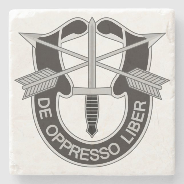Spezialkräfte SF De Oppresso Liber Steinuntersetzer (Vorderseite)