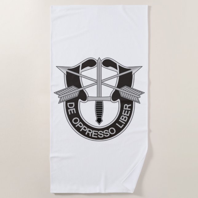 Spezialkräfte SF De Oppresso Liber Strandtuch (Vorderseite)