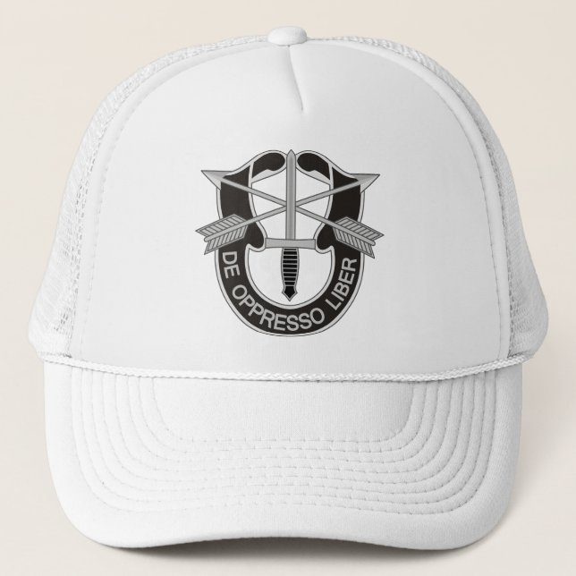 Spezialkräfte SF De Oppresso Liber Truckerkappe (Vorderseite)