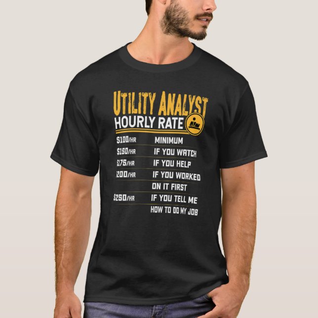 Spezialprogramm für Dienstprogrammanalytiker für S T-Shirt (Vorderseite)