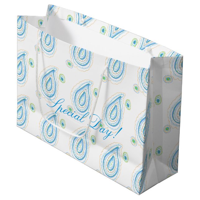 Spezialverpackung Große Geschenktüte (Vorderseite Schrägansicht)
