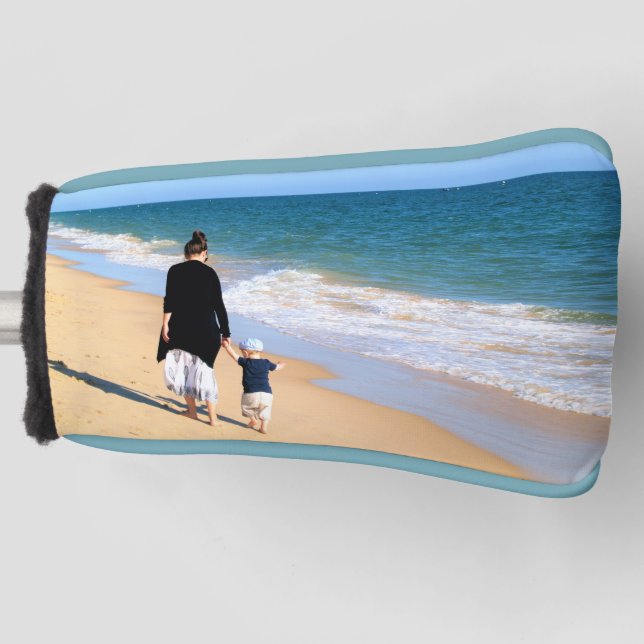 Speziell für Ihr Foto Golf Head Cover Geschenk Golf Headcover (Vorderseite)