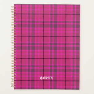 Speziell für Preppy Pink und lila kariertes Tartan Planer