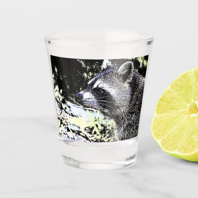 speziell für Sie - racoon 721-1 Schnapsglas (Vorderseite)