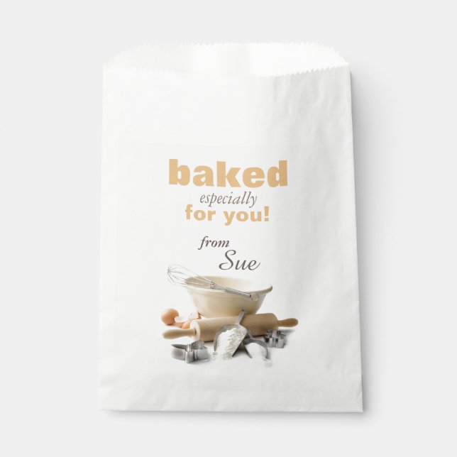Speziell für Sie selbst gebackene Cookie Bags Geschenktütchen (Vorderseite)