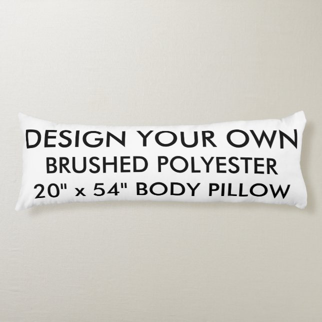 Speziell Personalisiert 20"x54" POLYESTER Karosser Seitenschläferkissen (Vorderseite)