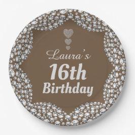 Spezielle 16. oder Party-Teller bearbeiten Pappteller