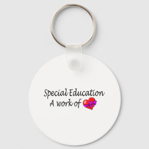 Spezielle Bildung, eine Arbeit der Liebe Schlüsselanhänger