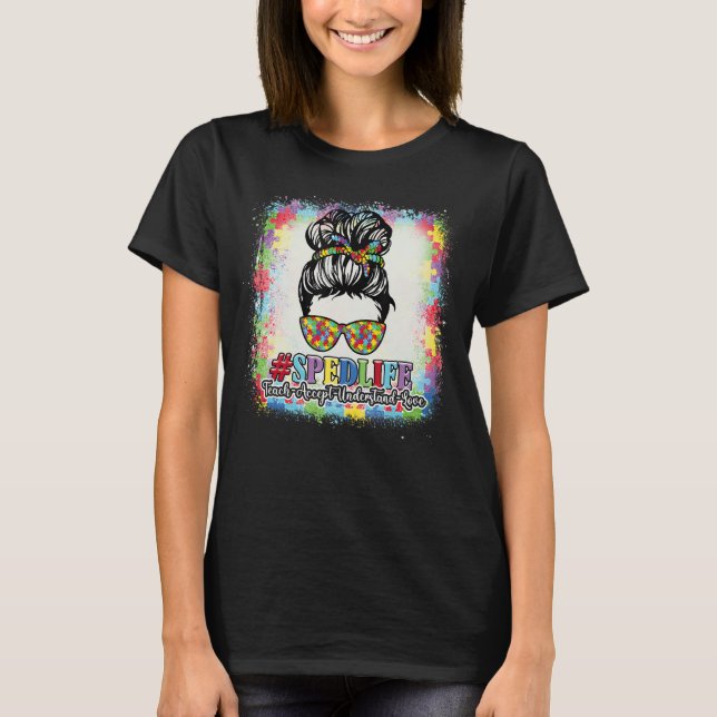 Spezielle Bildung Lebensspurlehrer Lehre Annehmen  T-Shirt (Vorderseite)