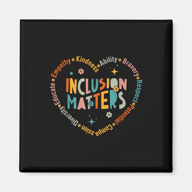 Spezielle Bildung Lehrer Inklusion S Autismus Awar Magnet (Vorne)