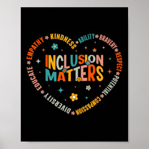 Spezielle Bildung Lehrer Inklusion S Autismus Awar Poster