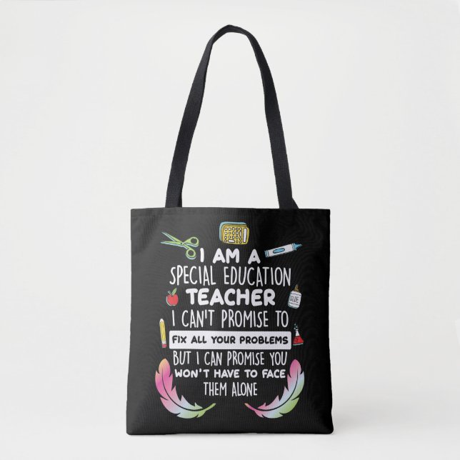 Spezielle Bildung Lehrerin Autistische Sensibilisi Tasche (Vorderseite)