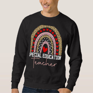 Spezielle Bildung Lehrerin Sped Ed Sped Leopard Ra Sweatshirt