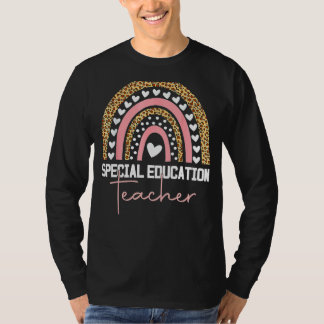 Spezielle Bildung Lehrerin Sped Ed Sped Leopard Ra T-Shirt