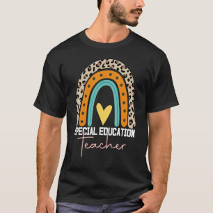 Spezielle Bildung Lehrerin Sped Ed Sped Leopard Ra T-Shirt