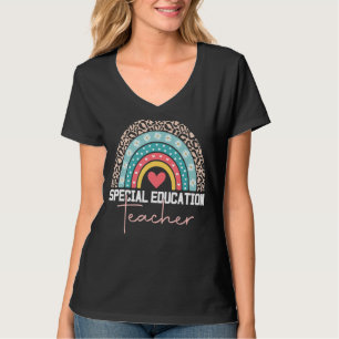 Spezielle Bildung Lehrerin Sped Ed SPED Leopard Ra T-Shirt