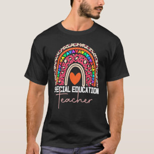 Spezielle Bildung Lehrerin Sped Ed Sped Leopard Ra T-Shirt