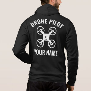 Spezielle Drohnenschleife mit Quadcopter-Logo Hoodie