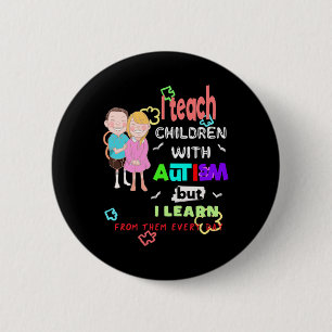 Spezielle Ed Sped Teacher Unterrichten Coole Autis Button