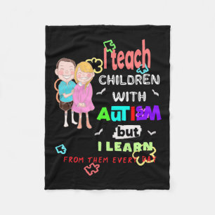 Spezielle Ed Sped Teacher Unterrichten Coole Autis Fleecedecke