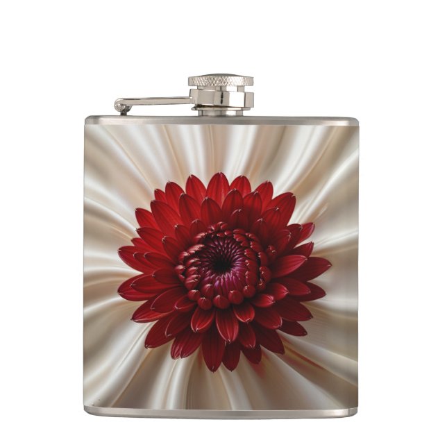 Spezielle Flasche mit japanischer Farbgestaltung Flachmann (Vorderseite)