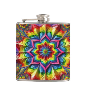 Spezielle Flasche mit LGBTQ-Farben-Design Flachmann