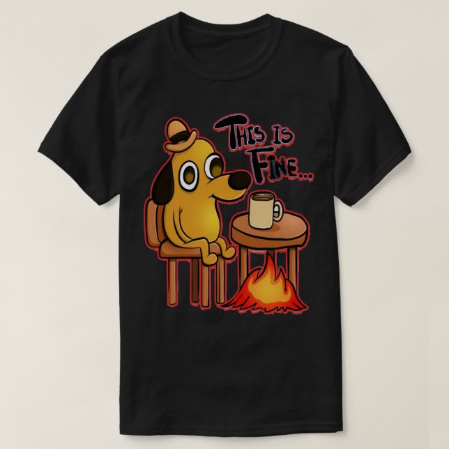 Spezielle Gegenwart ist das schöne Meme Dog Gesche T-Shirt (Design vorne)