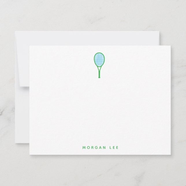 Spezielle Karte für Tennisstar (Vorderseite)
