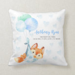 Spezielle Kinderdusche Kissen<br><div class="desc">Wertvoll gebackenes Baby-Fuchs süße Baby-Keepake-Kissen. Einfach mit den Geburtsdaten Ihres Babys personalisieren.  Besuchen Sie unseren Shop,  um dieses bezaubernde Design mit zusätzlichen Tieren für ein Baby oder ein Baby zu sehen.</div>