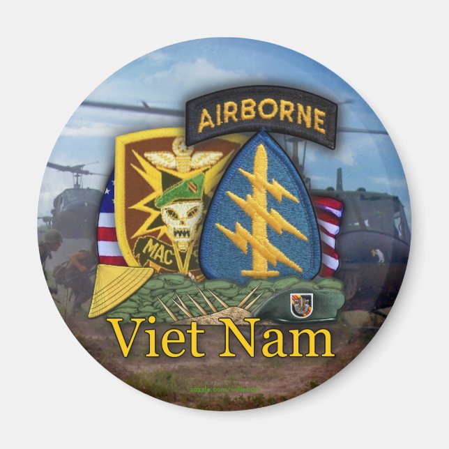Spezielle Kräfte Grüne Beeren mav sog vietnam Magn Magnet (Vorne)