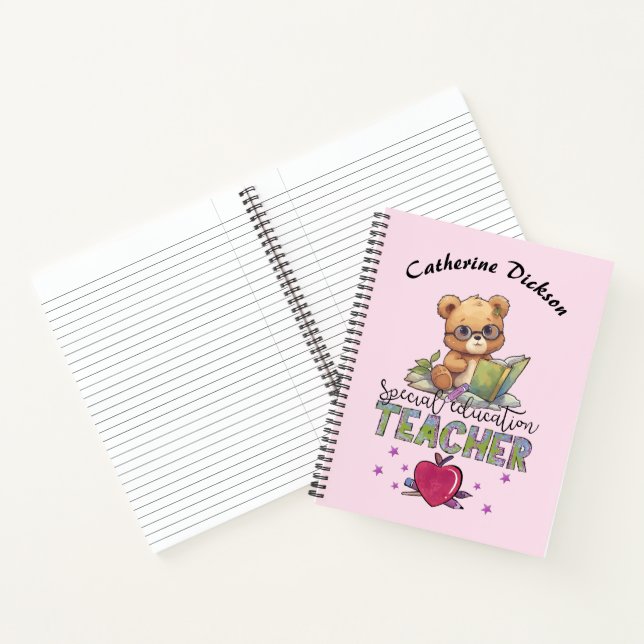 Spezielle Lehrer-Gewohnheit Notizbuch (Innenseite)