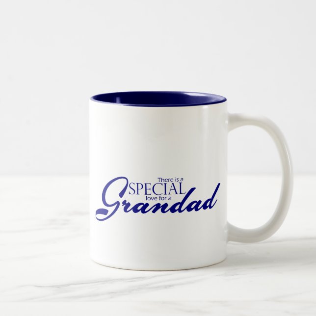 Spezielle Liebe für Grandad Zweifarbige Tasse (Rechts)