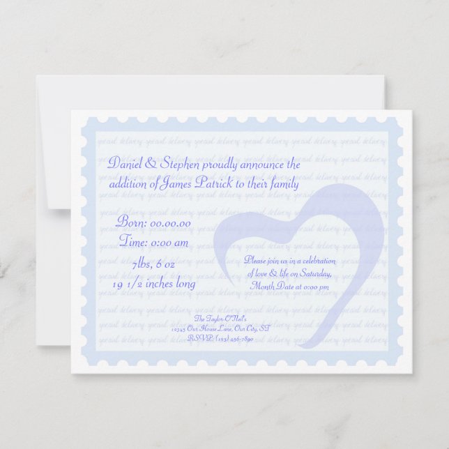 Spezielle Lieferung Einladung (Vorderseite)