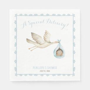 Spezielle Lieferung Stork Blue Baby Baby Baby Baby Serviette