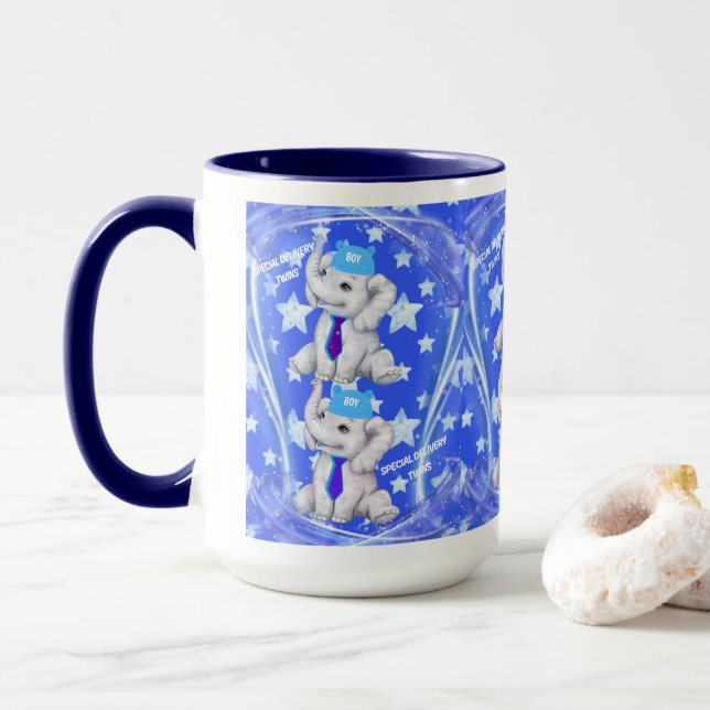 Spezielle Lieferung Twin Boys Kaffee Tasse (Mit Donut)