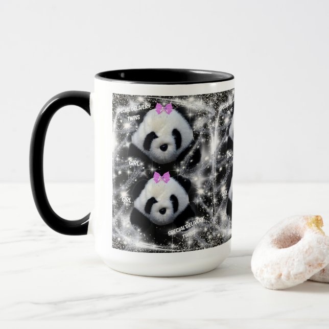 Spezielle Lieferung Twin Girls Kaffee Tasse (Mit Donut)